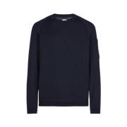 Sea Island Gebreid Navy-48 C.p. Company , Blue , Heren