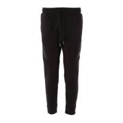 Zwarte Fleece Joggers voor Heren C.p. Company , Black , Heren