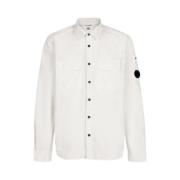 Gabardine Overhemd - Upgrade je Casual Garderobe C.p. Company , White ...