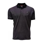 Navy Polo Shirt met Vigoré Effect en Geborduurd Logo C.p. Company , Bl...