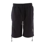 Heren Blauwe Katoenen Shorts C.p. Company , Blue , Heren