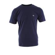 Blauw Katoenen T-shirt voor Heren C.p. Company , Blue , Heren