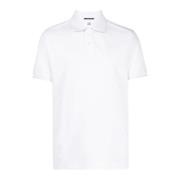 Witte Polo T-shirt met Borduursel C.p. Company , White , Heren