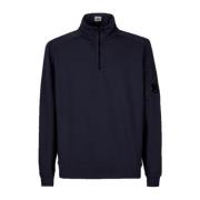 Licht Fleece Half Zip Sweatshirt C.p. Company , Blue , Heren