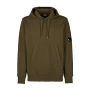 Diagonal Fleece Pullover Hoodie C.p. Company , Green , Heren