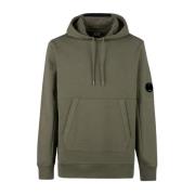 Diagonal Raised Fleece Hoodie C.p. Company , Green , Heren