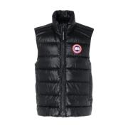 Zwarte Crofton Gewatteerde Vest Canada Goose , Black , Heren