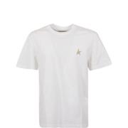 Stijlvolle U. T-shirt voor mannen Golden Goose , White , Heren