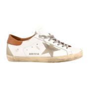 Witte Leren Sneakers - Aw23 Upgrade Golden Goose , White , Heren