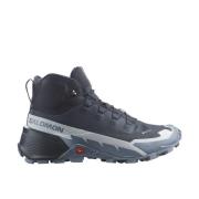 Carbon/Flint/PRLB Cross Hide Mid GTX 2 W Sneakers Salomon , Black , Da...