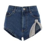 Denim Shorts Area , Blue , Dames