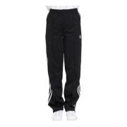 Zwarte Tricot Broek met 3 Strepen Adidas Originals , Black , Dames