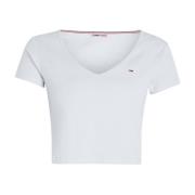 T-Shirts Tommy Jeans , White , Dames