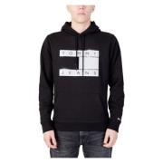 Heren Hoodie Tommy Jeans , Black , Heren