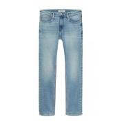 Blauwe Denim Slim Fit Jeans Tommy Jeans , Blue , Heren