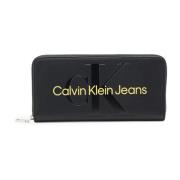 ZIP Around K60K607634 Calvin Klein Jeans , Black , Dames
