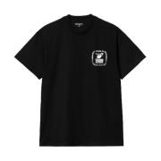 Stempel State T-shirt Carhartt Wip , Black , Heren