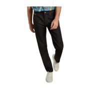 Gritty Jackson Dry Maze Selvage Nudie Jeans , Black , Heren