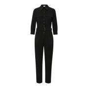 Elegante en Comfortabele Jumpsuit Gestuz , Black , Dames