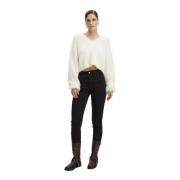 Klassieke Skinny Jeans Zwart Gestuz , Black , Dames