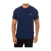 T-Shirts Napapijri , Blue , Heren