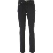 Zwarte Skinny Jeans van Stretch Denim Versace Jeans Couture , Black , ...