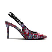 Barok Slingback Pumps Versace Jeans Couture , Red , Dames