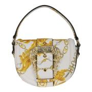 Saffiano Kettingtassen Versace Jeans Couture , White , Dames