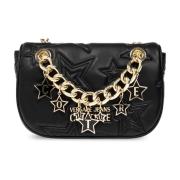 Schoudertas met sterrenmotief Versace Jeans Couture , Black , Dames