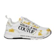 Ketting Couture Sneakers Versace Jeans Couture , White , Dames