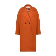 Oversized Beth Coat met brede kraag Fabienne Chapot , Orange , Dames
