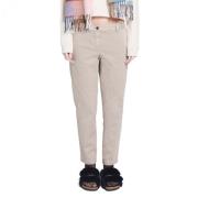 Trousers White Sand , Beige , Dames