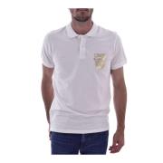 Polo Shirt Cavalli Class , White , Heren