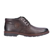 Bruine Gesloten Teen Casual Enkellaarzen Rieker , Brown , Heren