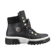 Casual veterschoenen Rieker , Black , Dames