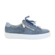 Stijlvolle Blauwe Damessneakers Rieker , Blue , Dames