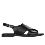 black casual open sandals Remonte , Black , Dames