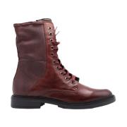 Lace-up Boots Mjus , Red , Dames