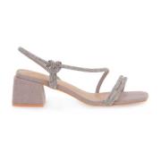 High Heel Sandals Alma EN Pena , Beige , Dames