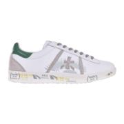 Stijlvolle leren sneakers Premiata , White , Heren