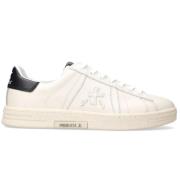 Tijdloze Leren Sneakers Premiata , White , Heren