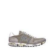 Heren Eric Sneakers van Gemengd Suède of Kalfsleer Premiata , Gray , H...