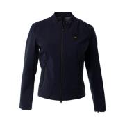 Monochromeeopreen Jas met Ritssluiting Blauer , Blue , Dames