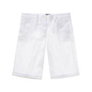 Katoenen shorts met Amerikaanse zakken Blauer , White , Dames