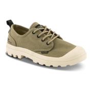 Groene Canvas Veterschoenen Palladium , Green , Dames