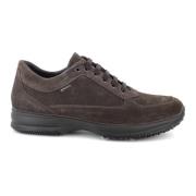 Bruine Gore-Tex Leren Sneakers Igi&Co , Brown , Heren
