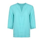 Verrijk je garderobe met deze prachtige blouse Marc Cain , Blue , Dame...