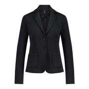 Stretch Jersey Blazer Marc Cain , Black , Dames