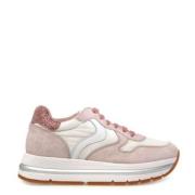 Stijlvolle Sneakers voor de modebewuste vrouw Voile Blanche , Pink , D...