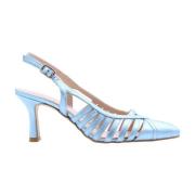 Aharna Peep Toe Hak Pumps Zinda , Blue , Dames